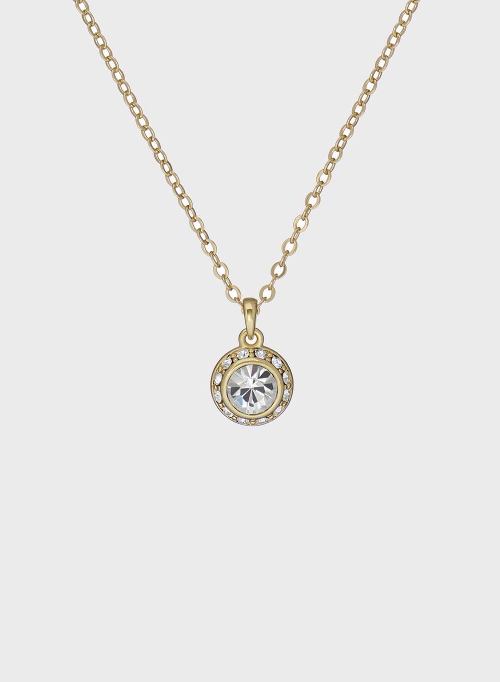 Ted Baker Soltell Women's Crystal Halo Pendant Necklace - Image 1