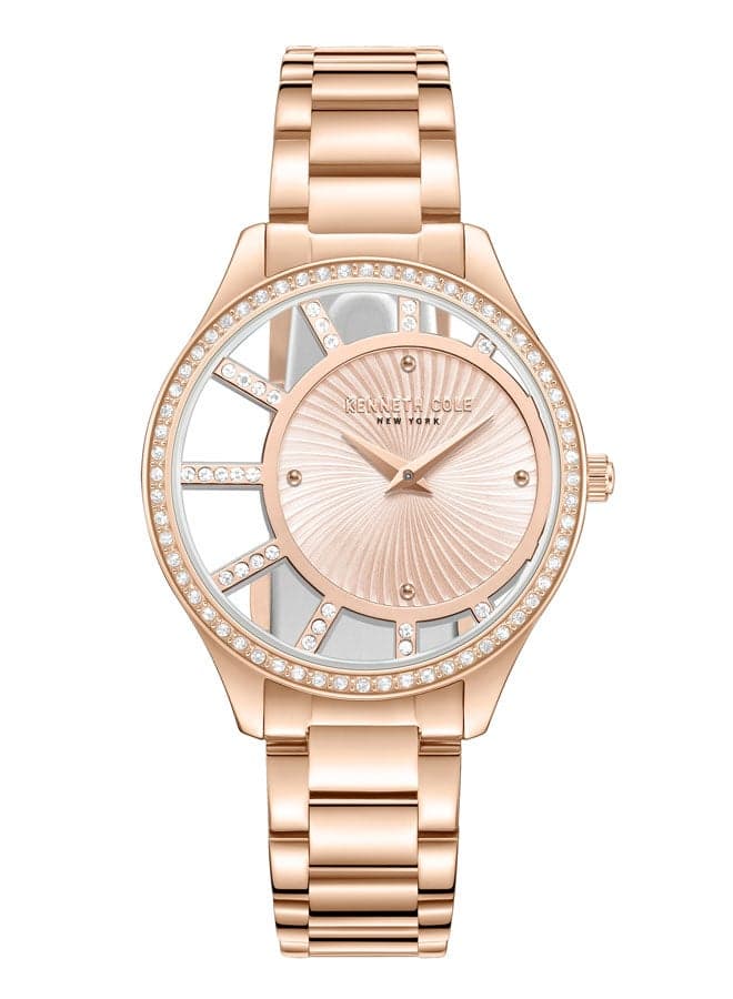 Kenneth Cole New York 36mm Elegance in Rose Gold - Image 1