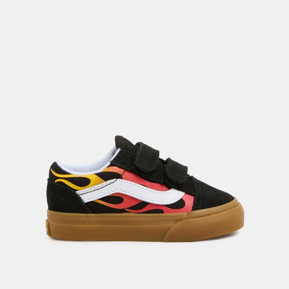 Vans Old Skool Velcro Butterfly Sneakers for Toddlers - Image 1