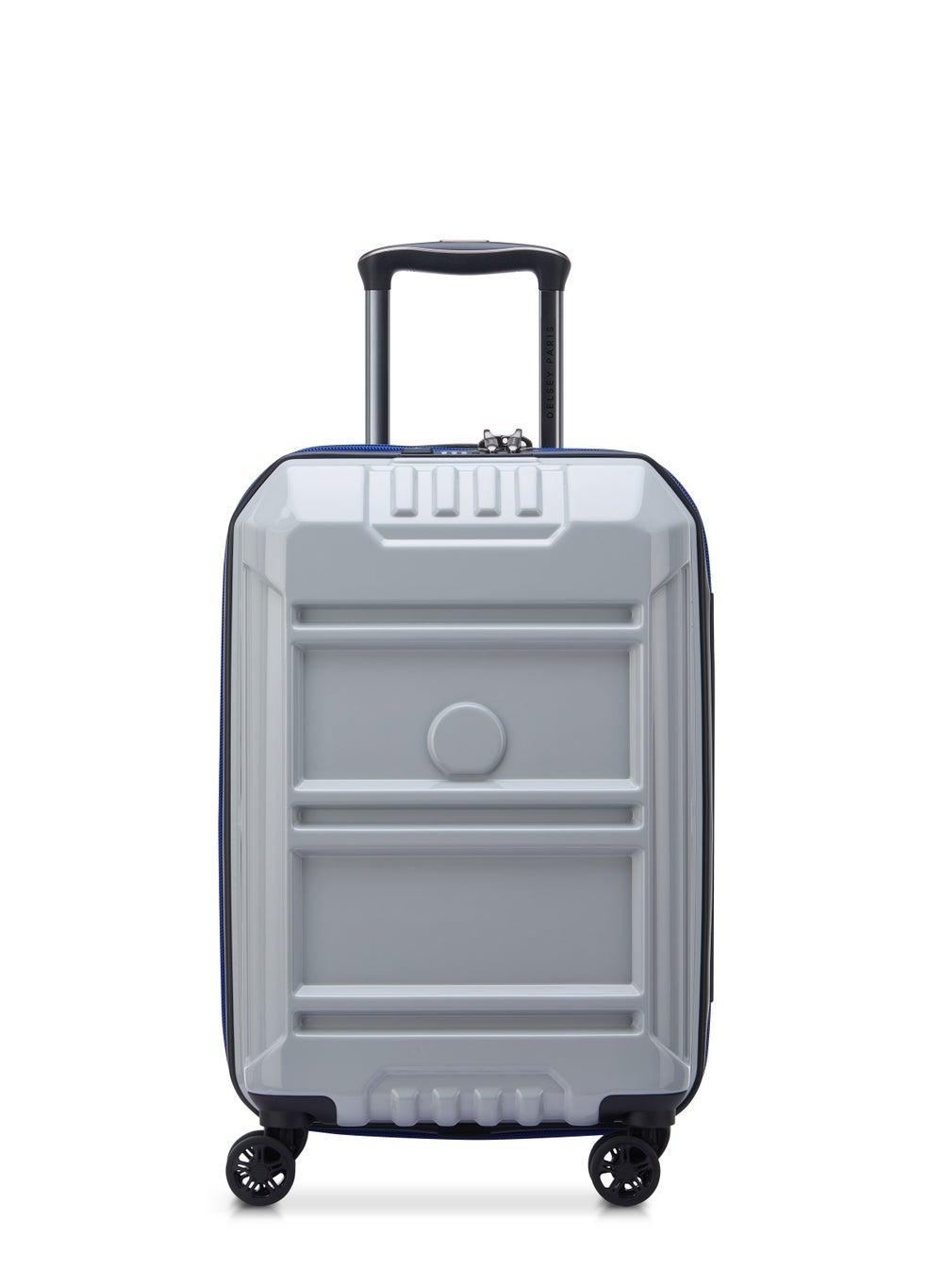 DELSEY Paris Rempart 55cm Storm Grey Glossy Flex Cabin Trolley - 218180121 - Image 1