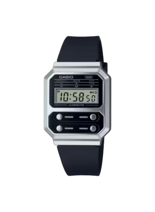 CASIO A100WEF-1ADF Elegant Digital Resin Watch for Women - Image 1