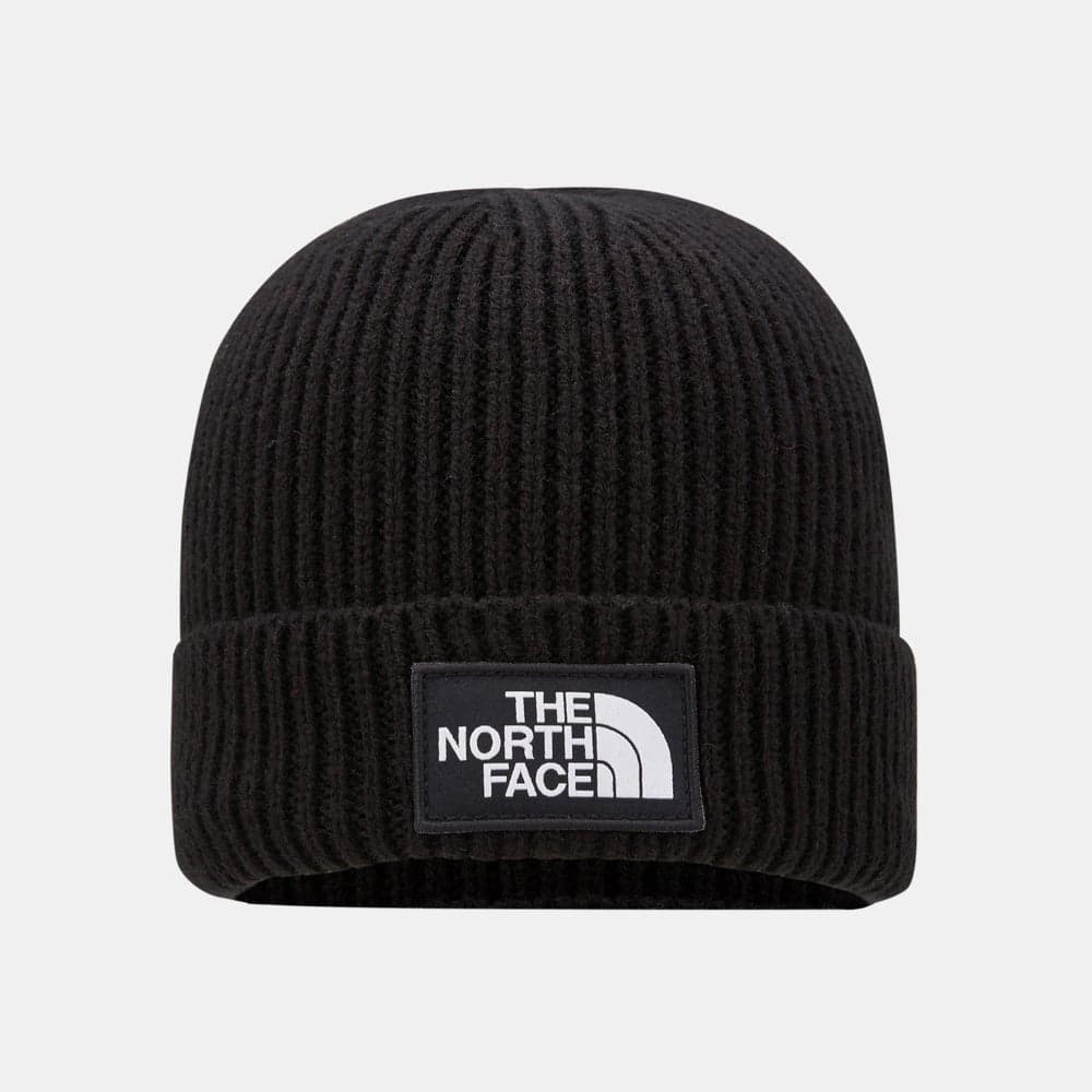 THE NORTH FACE Logo Boxed Cuffed Beanie: Unisex Style - Image 1