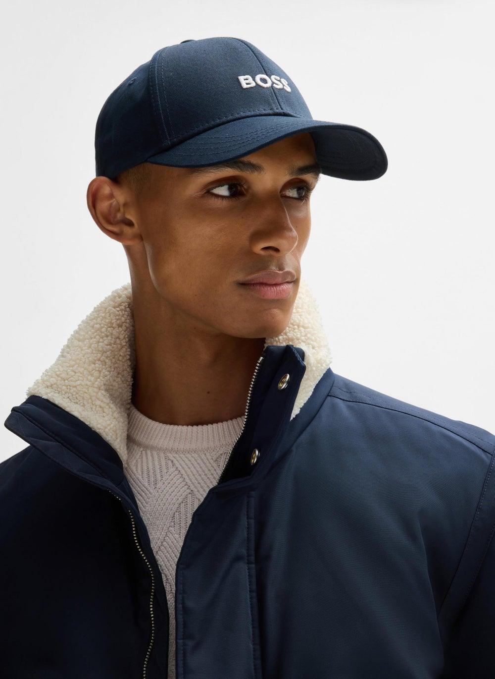 BOSS Men's Embroidered Cotton-Twill Cap - Image 1