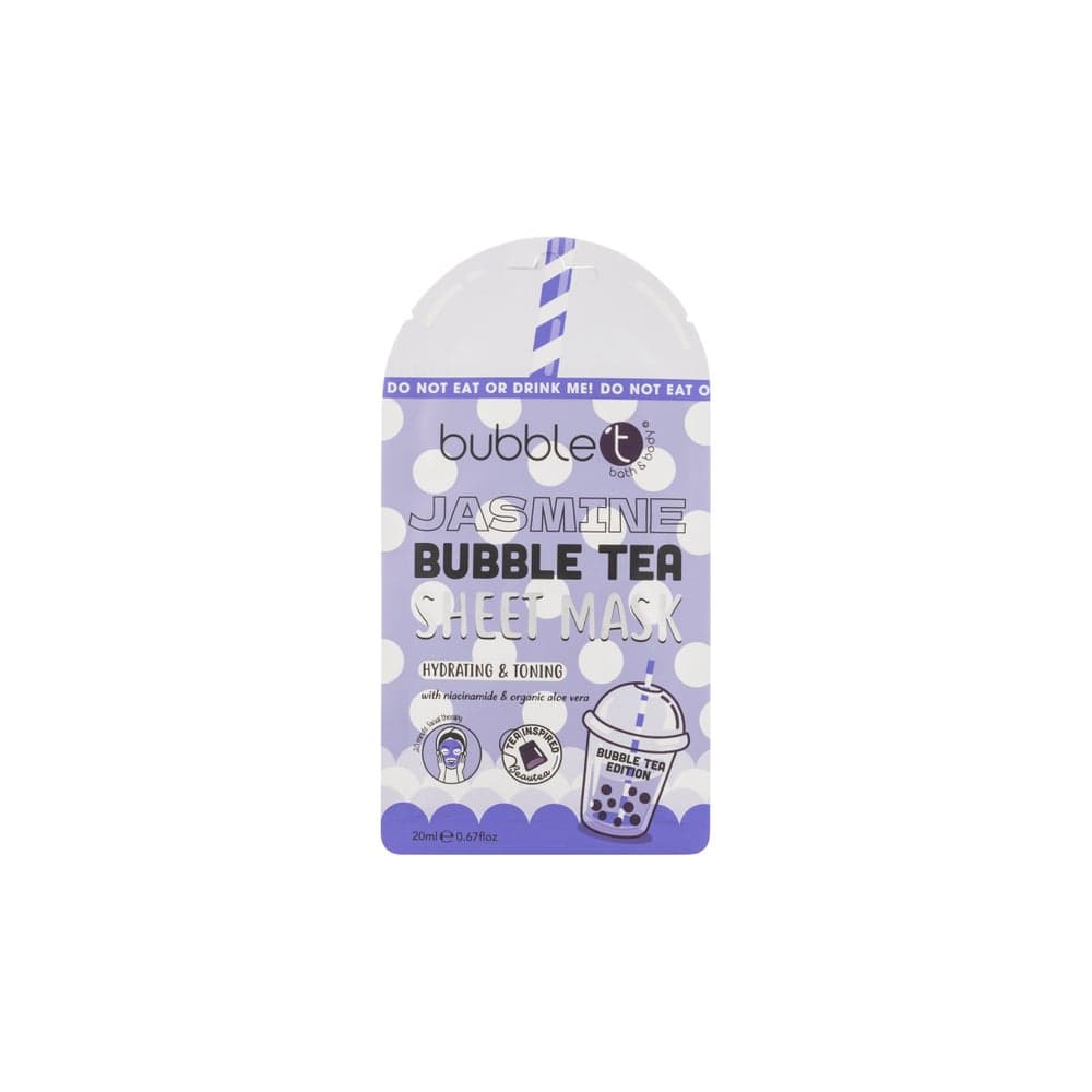 Jasmine Bliss Face Sheet Mask with Aloe Vera & Niacinamide 20ml - Image 1
