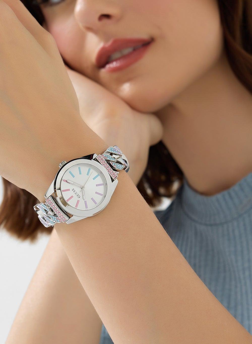 GUESS Serena Chic Stainless Steel Women's Watch - Image 1