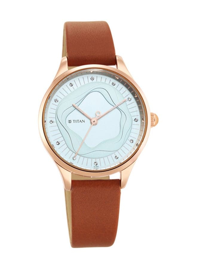 TITAN 2649WL02 Elegance Analog Leather Watch for Women - Image 1