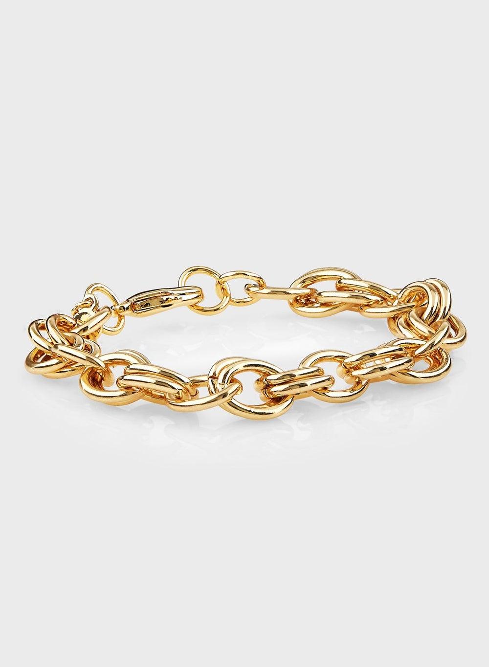 Fashionbox Anais Gold Plated Chunky Chain Bracelet - Image 1