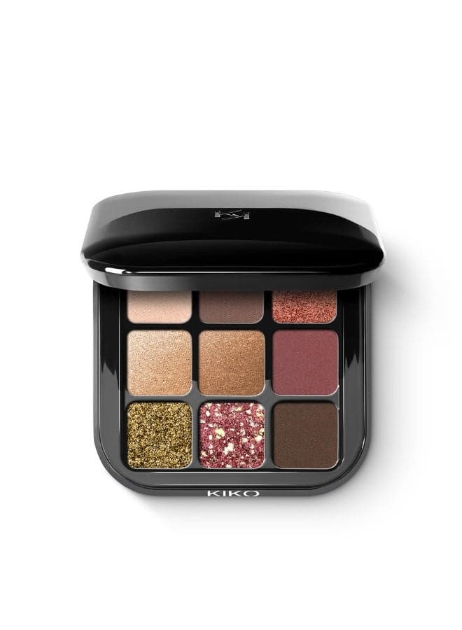 Glamour Multi Finish Eyeshadow Palette - Burgundy Notes 03 - Image 1