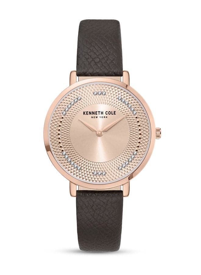 Kenneth Cole New York 34mm Elegant Analog Women's Watch - Image 1
