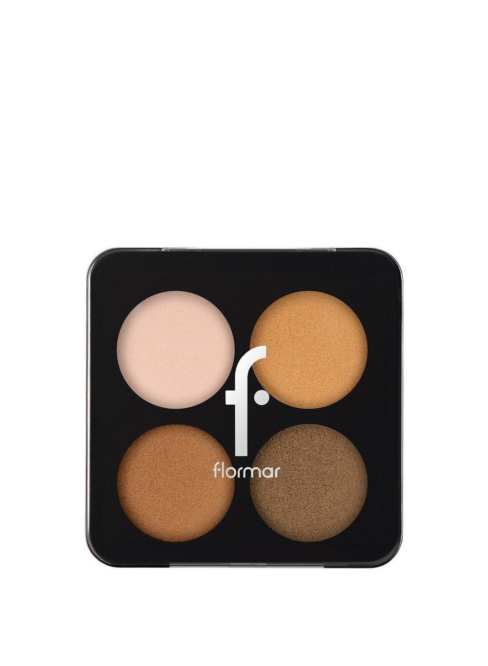Flormar NP003 Bronze Goddess Eyeshadow Palette - Image 1