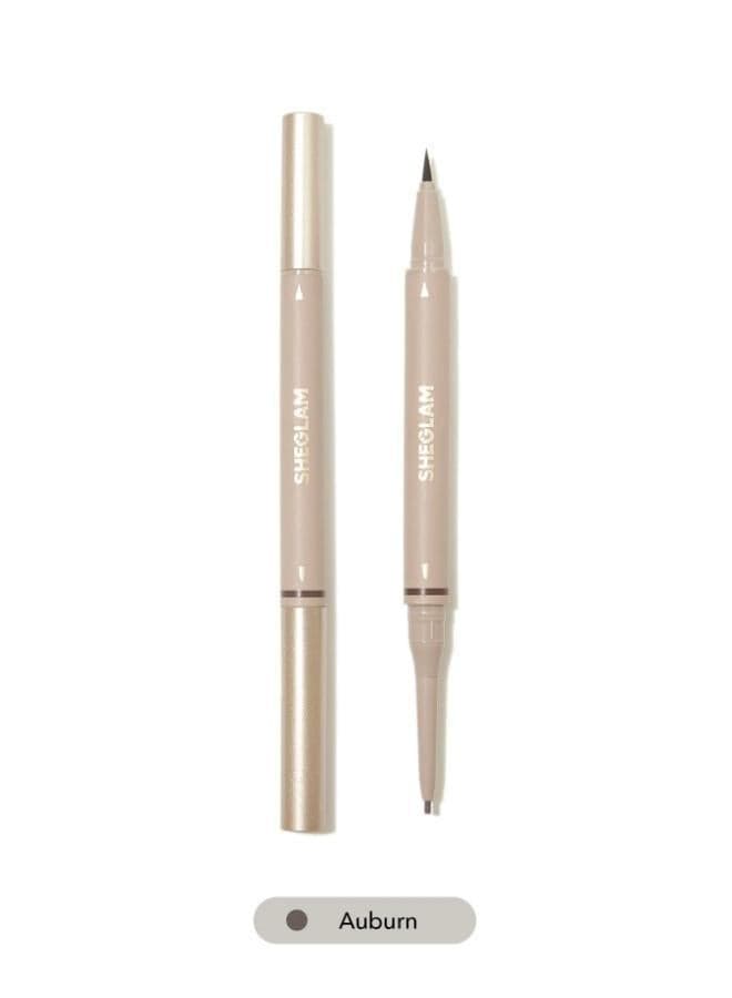 Elegant Auburn Brows On Demand 2-In-1 Brow Pencil - Image 1