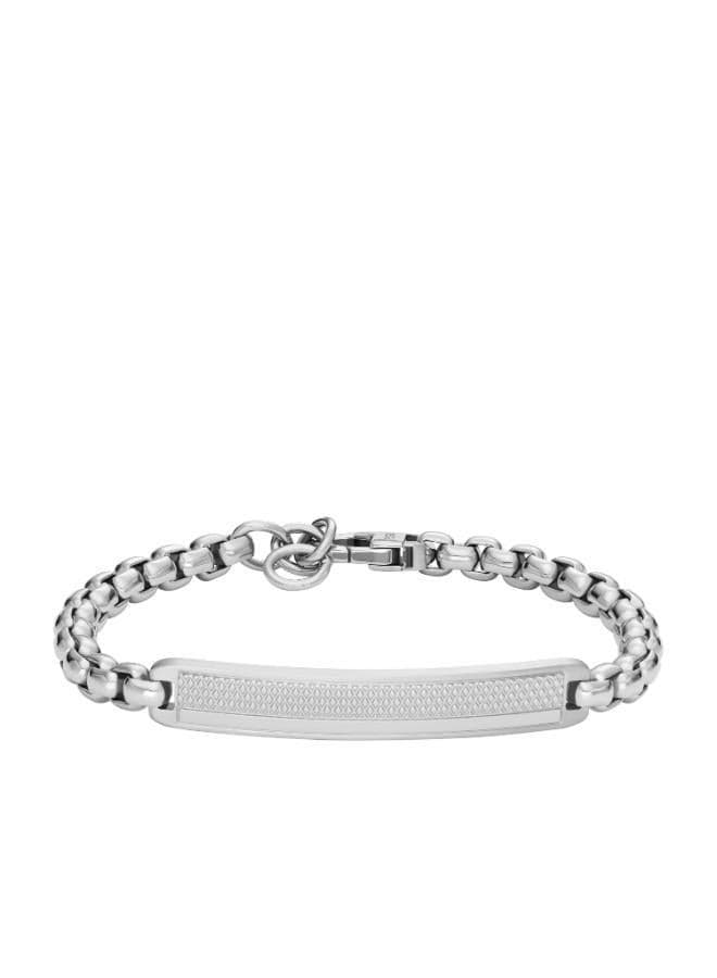 FOSSIL Jf04767040 Knox Signature Knurling Men's Bracelet - Image 1