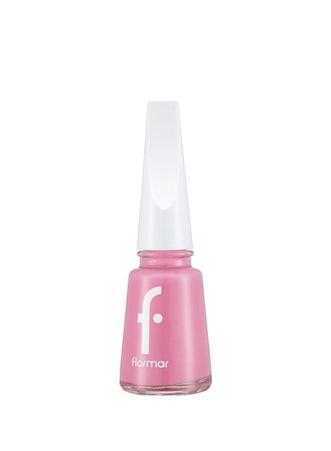 Flormar 555 Pink Flare Nail Enamel - Radiant Elegance - Image 1