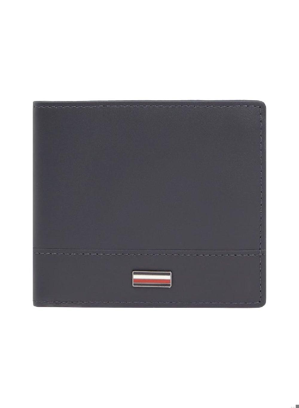 TOMMY HILFIGER Space Blue Corporate Bifold Leather Wallet - Image 1