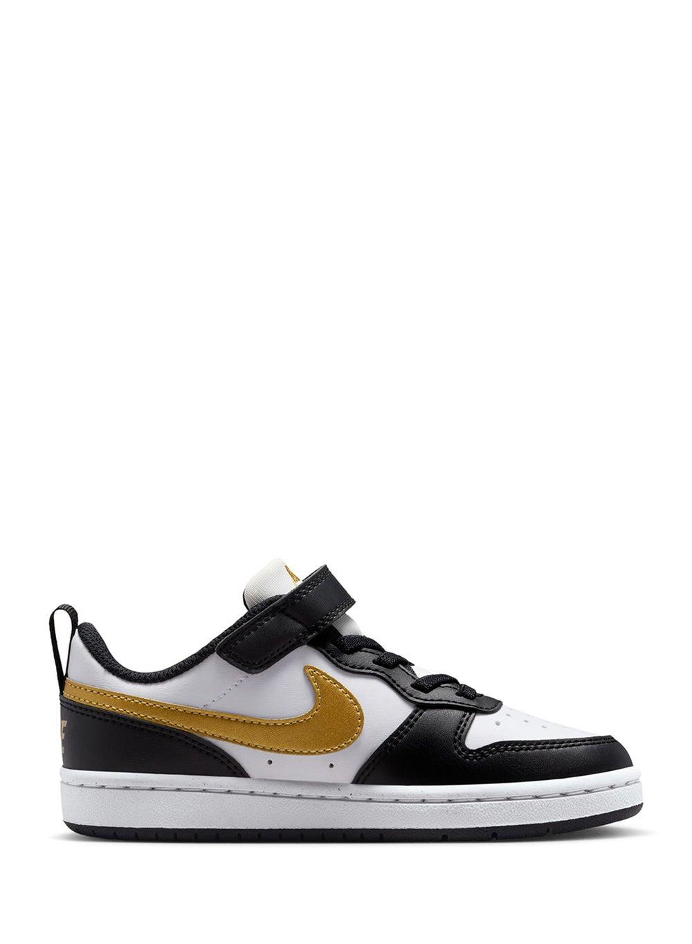 Nike Court Borough Low Recraft DV5457 008 - Chic Black and Gold - Image 1