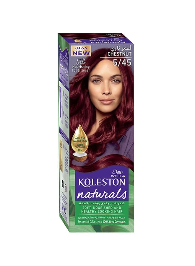 Koleston Naturals 5/45 Vibrant Chestnut Hair Color - Image 1