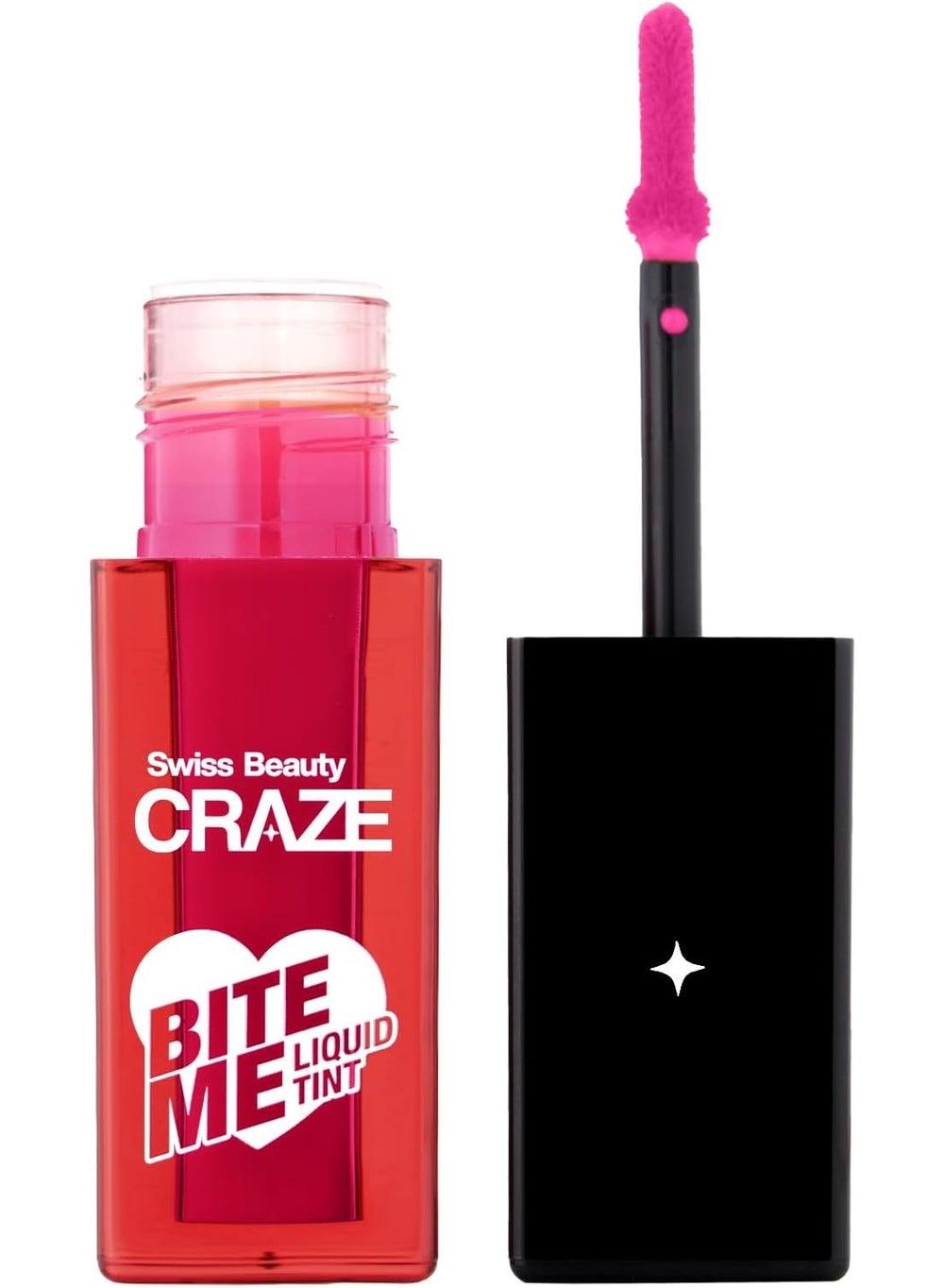 Swiss Beauty Craze Pink Kiss Liquid Tint - Dewy Hydration, 6-Hr Wear - Image 1