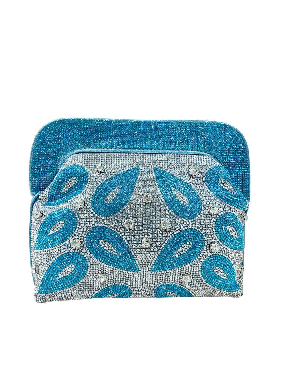 Harsha's Glam Clutches - Radiant Rhinestone Elegance - Image 1