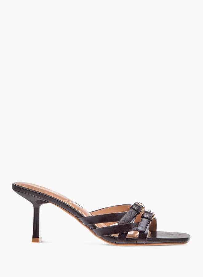 Elegant Stiletto Strap Sandals R25Ss00993Brown for Women - Image 1