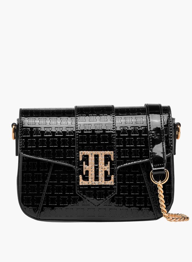 ELLE Monogram Embossed Women’s Crossbody: Style & Versatility - Image 1