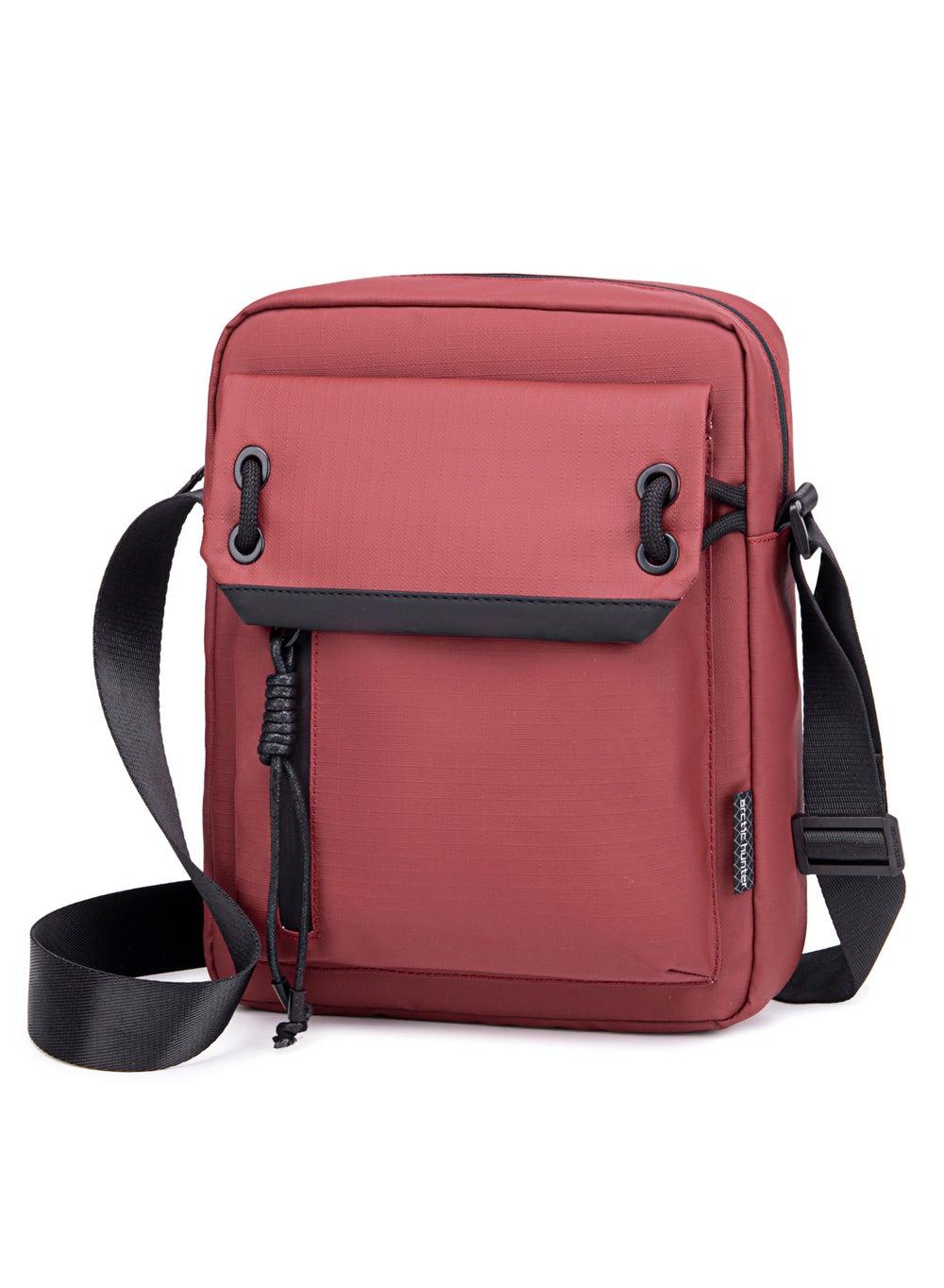 ARCTIC HUNTER K00527: Elegant Red 11" Anti-Theft Sling Bag - Image 1