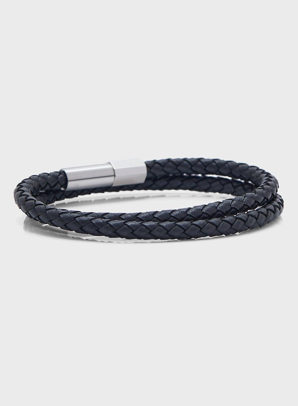 CALVIN KLEIN Industrial Facets Men's Leather Bracelet - Image 1