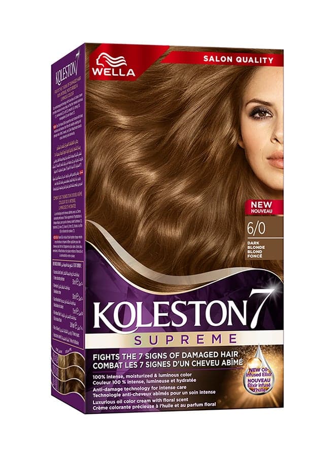 KOLESTON SUPREME Rich Color Kit 6/0 for Radiant Hair - Image 1