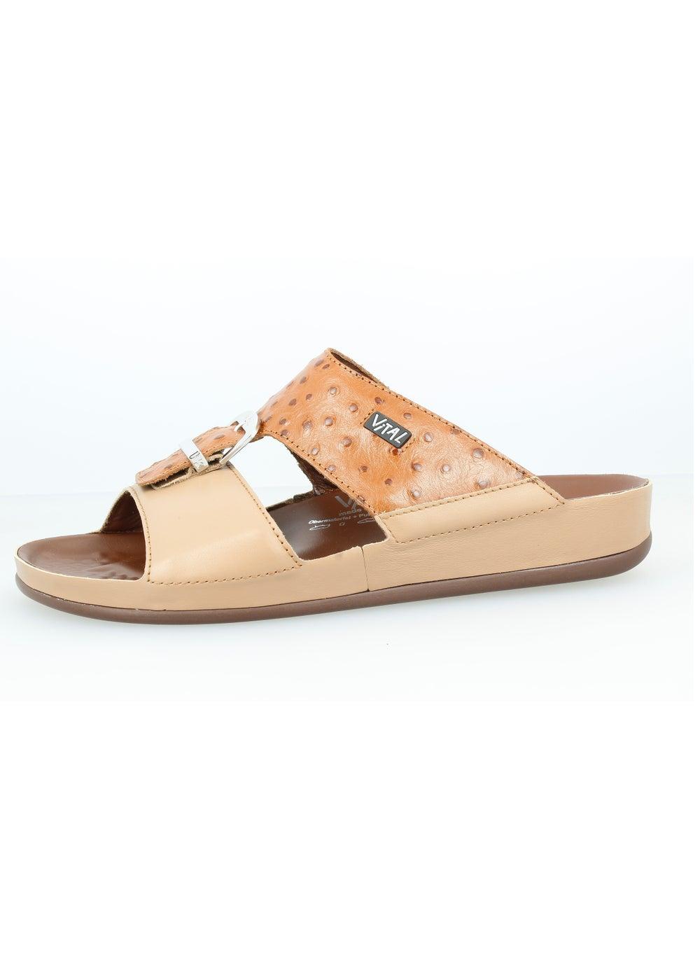 Vital Thomas Nappa 09111B38326117 Cuoio Men's Luxury Sandals - Image 1