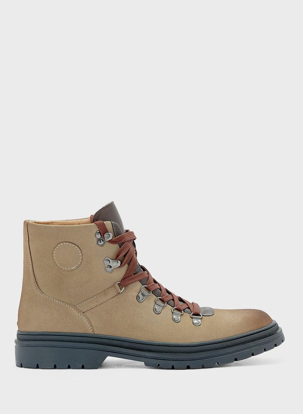 Elegant Beige Ankle Boots 7502 for the Modern Man - Image 1