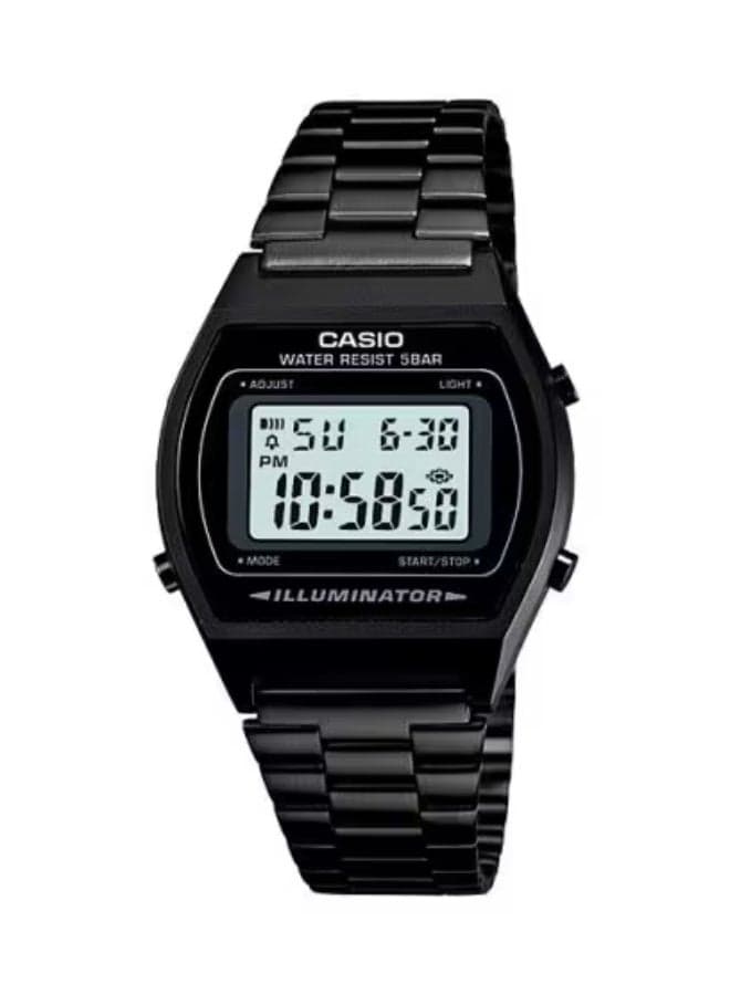 CASIO B640WB-1ADF Sleek Digital Stainless Steel Watch - 35mm - Image 1