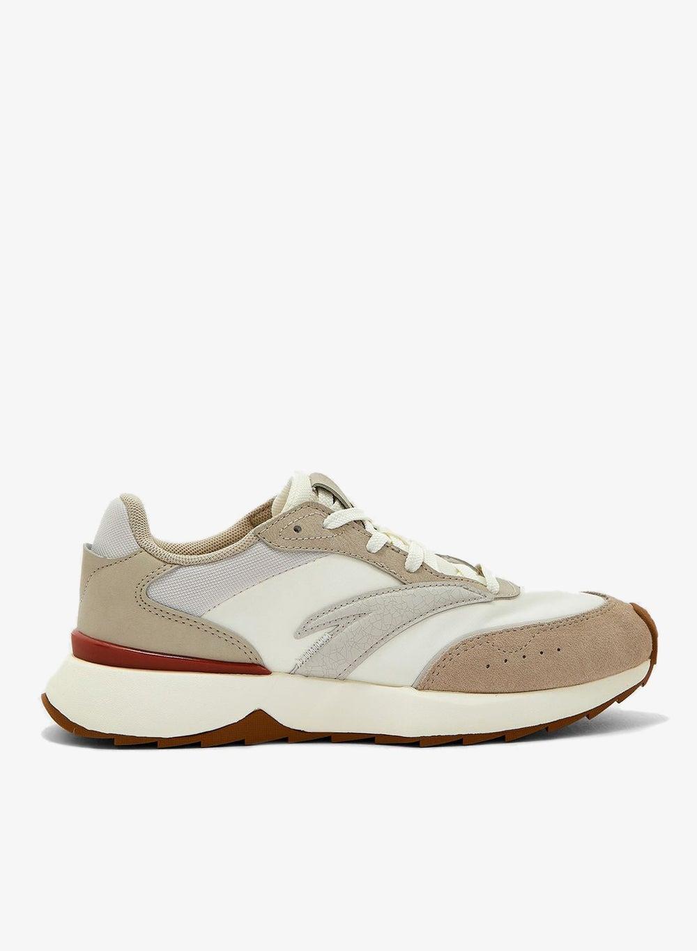 Elegant Beige Grey Low-Top Sneakers - Style No 822338879 2 - Image 1