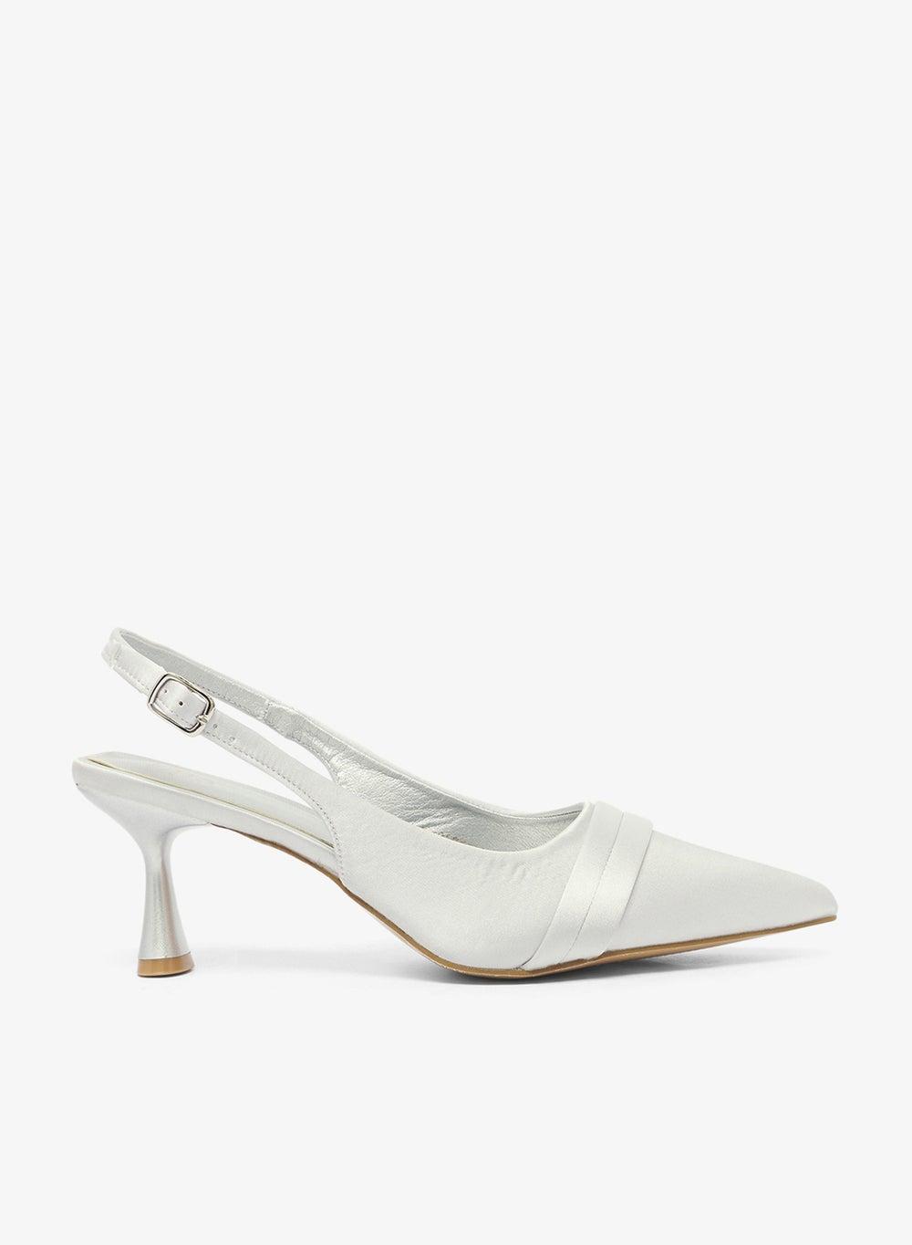 Vhlx2505223 Silver Sling Back Classic Pumps for Women - Image 1