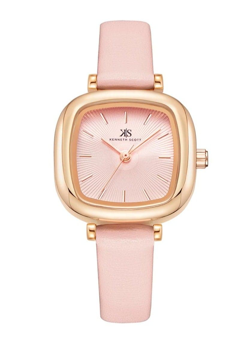 KENNETH SCOTT K22525-KLPP Elegant Rose Gold Analog Watch - Image 1