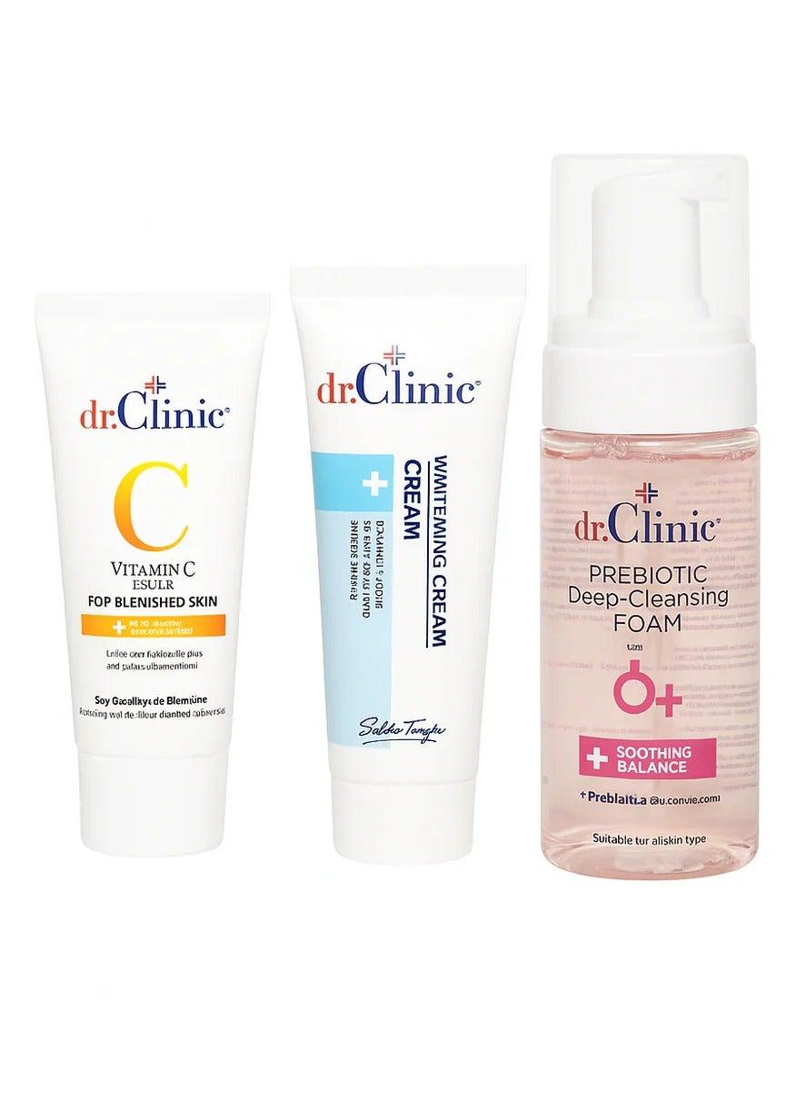 Dr. Clinic Blemish Free Radiance Kit – Ultimate Vitamin C & Vegan Essentials - Image 1
