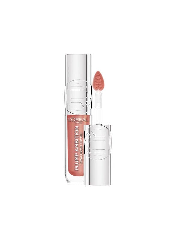 L'Oreal Paris Paradise Plump 650 Nude Macaron Lip Gloss - Image 1