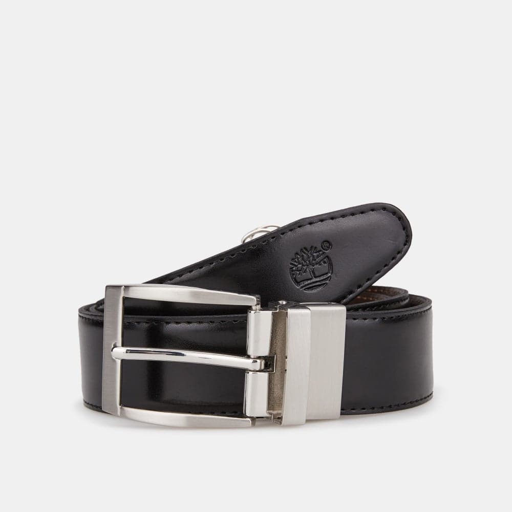 Timberland Men's Leather Reversible Dual-Tone Belt - Image 1