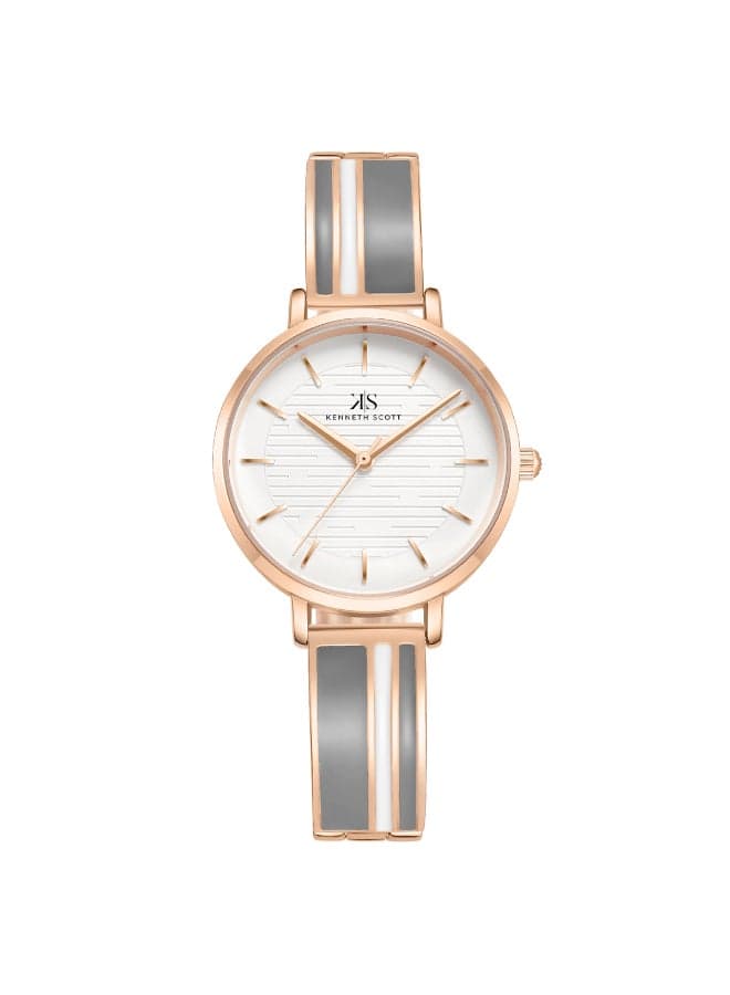KENNETH SCOTT K23501-RBXX Elegant Alloy 32mm Women's Watch - Image 1