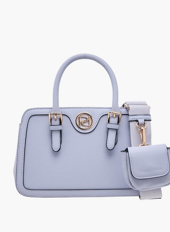Paprika Elegance: Chic Solid Tote with Coin Purse for Women - Image 1