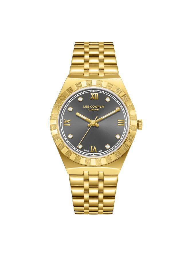 Lee Cooper Elegant Gold Analog Watch LC08059.160 - 35mm - Image 1