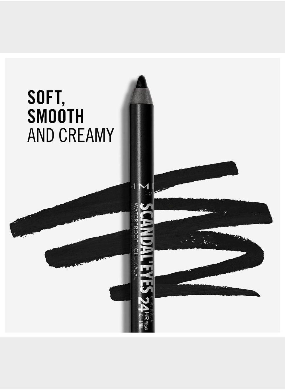 Scandaleyes Jet Black Waterproof Kajal Liner - Image 1