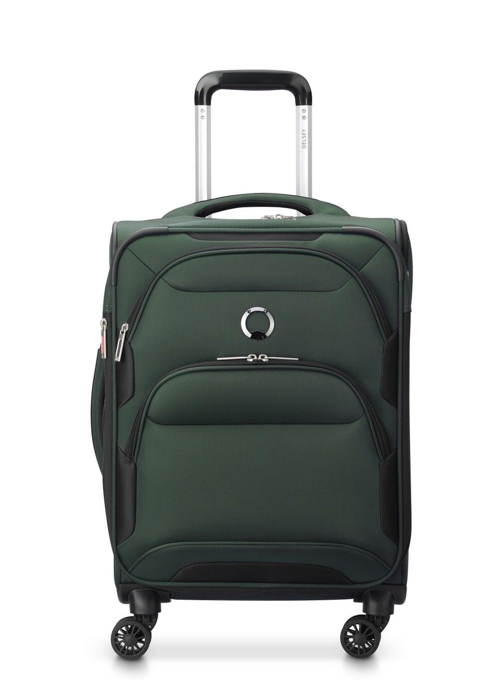 DELSEY Paris Sky Max 2.0 - Elegant Green Expandable Cabin Trolley - Image 1