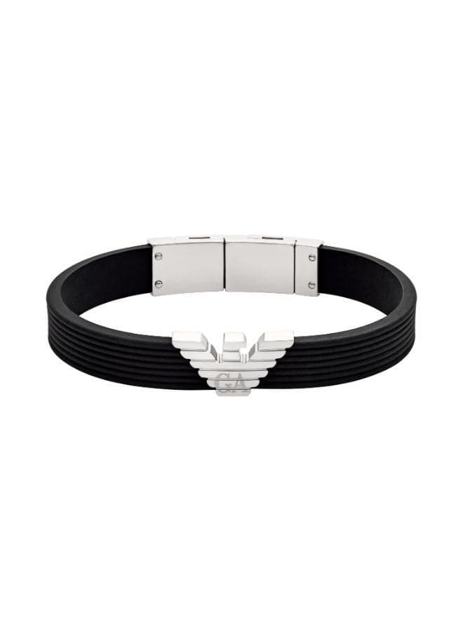 EMPORIO ARMANI Egs3168040 Sleek Silicone Men's Bracelet - Image 1