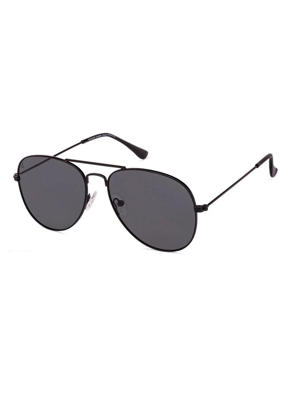 VINCENT CHASE VC S11075 Black Grey Polarized Sunglasses - Image 1