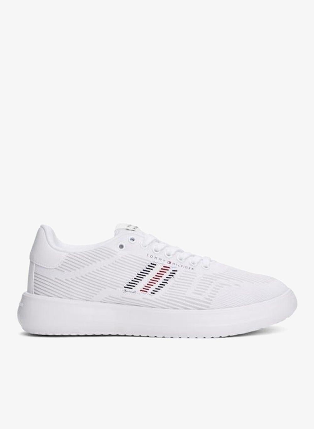 Sleek White Fm0Fm05528Ybs Low Top Sneakers for Men - Image 1