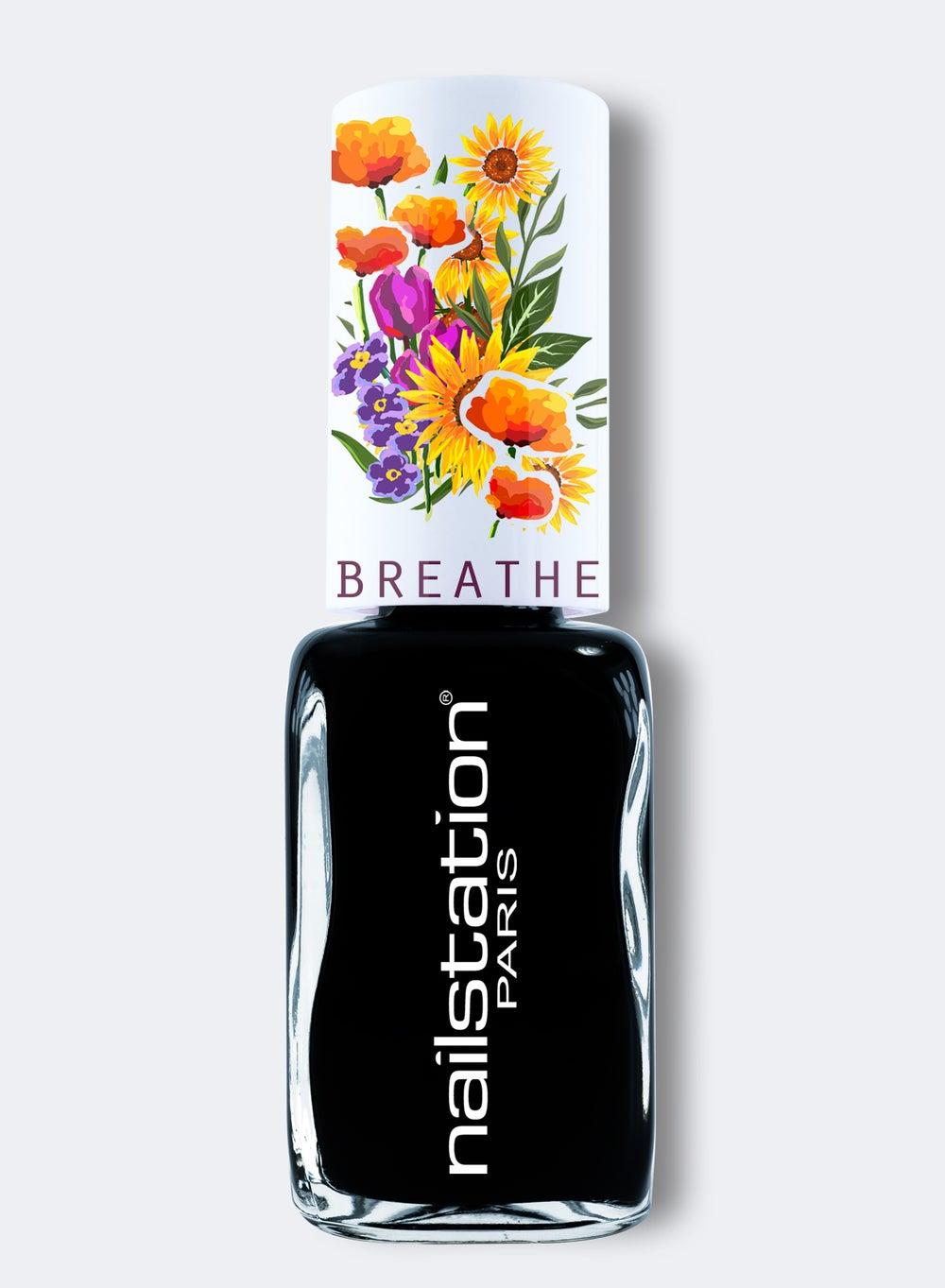 Glossy Black Hole Nail Polish - Vibrant and Lasting - Image 1