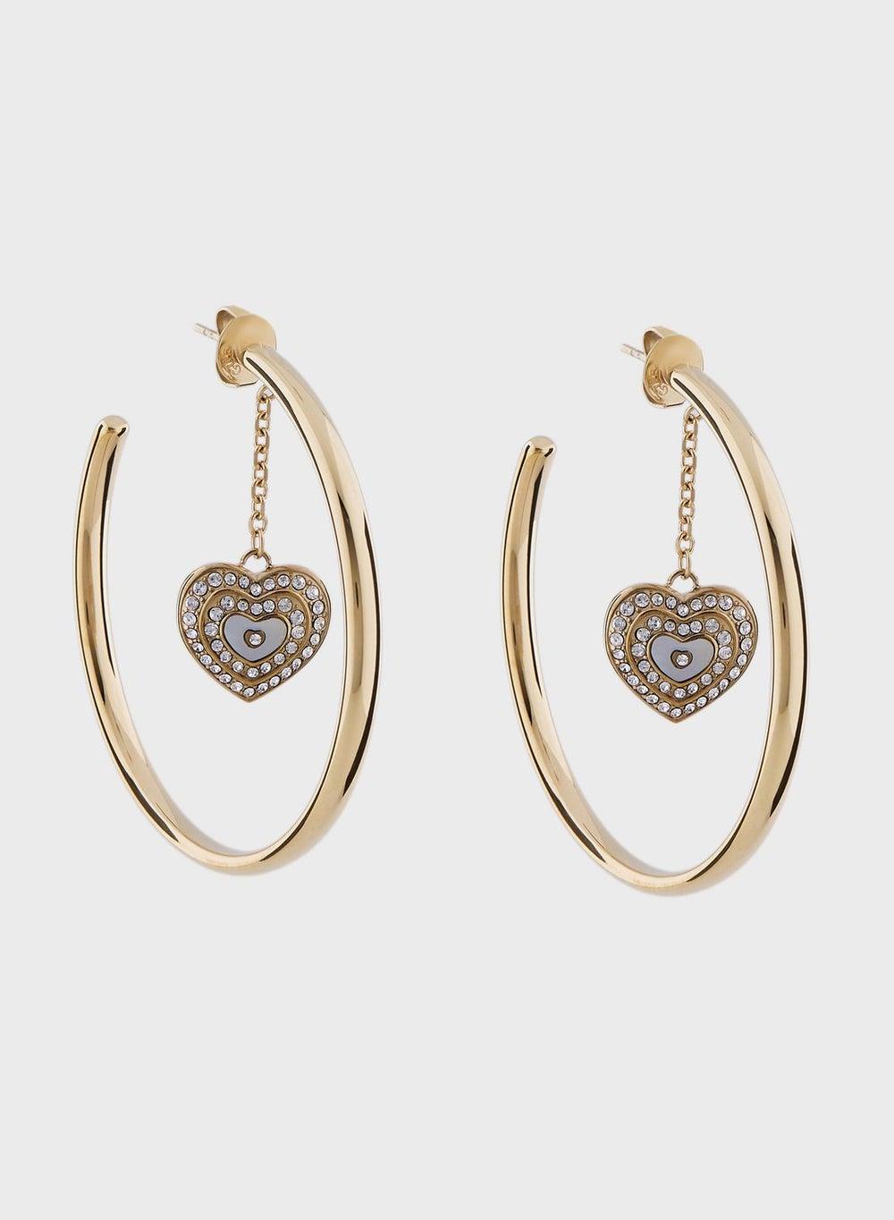 GUESS Chic Metal Drop Earring Set for Stylish Women - Image 1