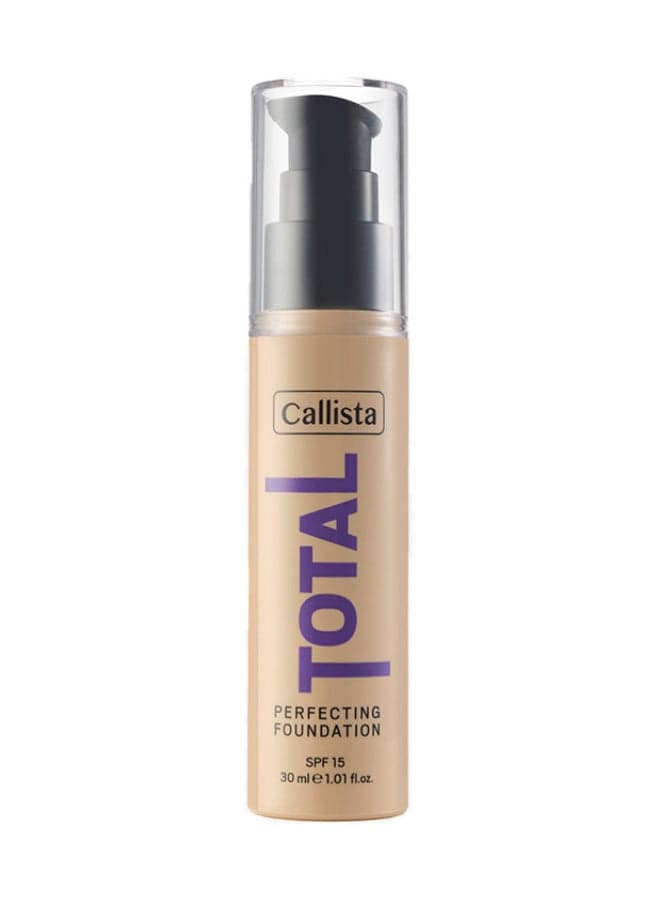 Total Perfecting Foundation 250 - Sand: Flawless Matte Finish - Image 1