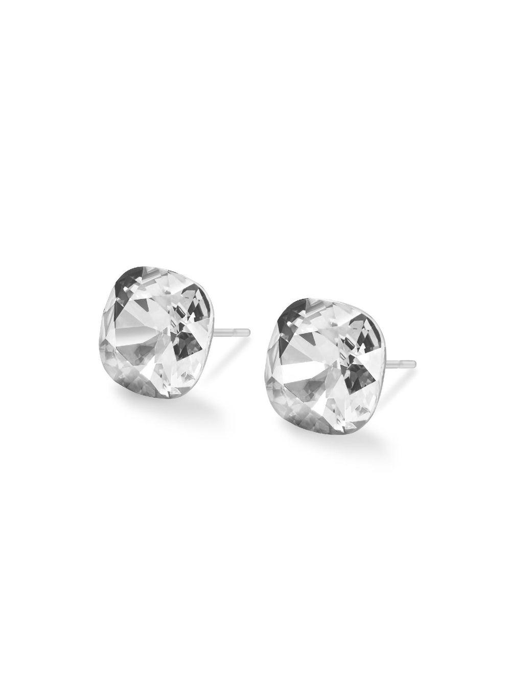 Seona SOPHIA Earrings with Radiant 10mm Austrian Crystals - Image 1