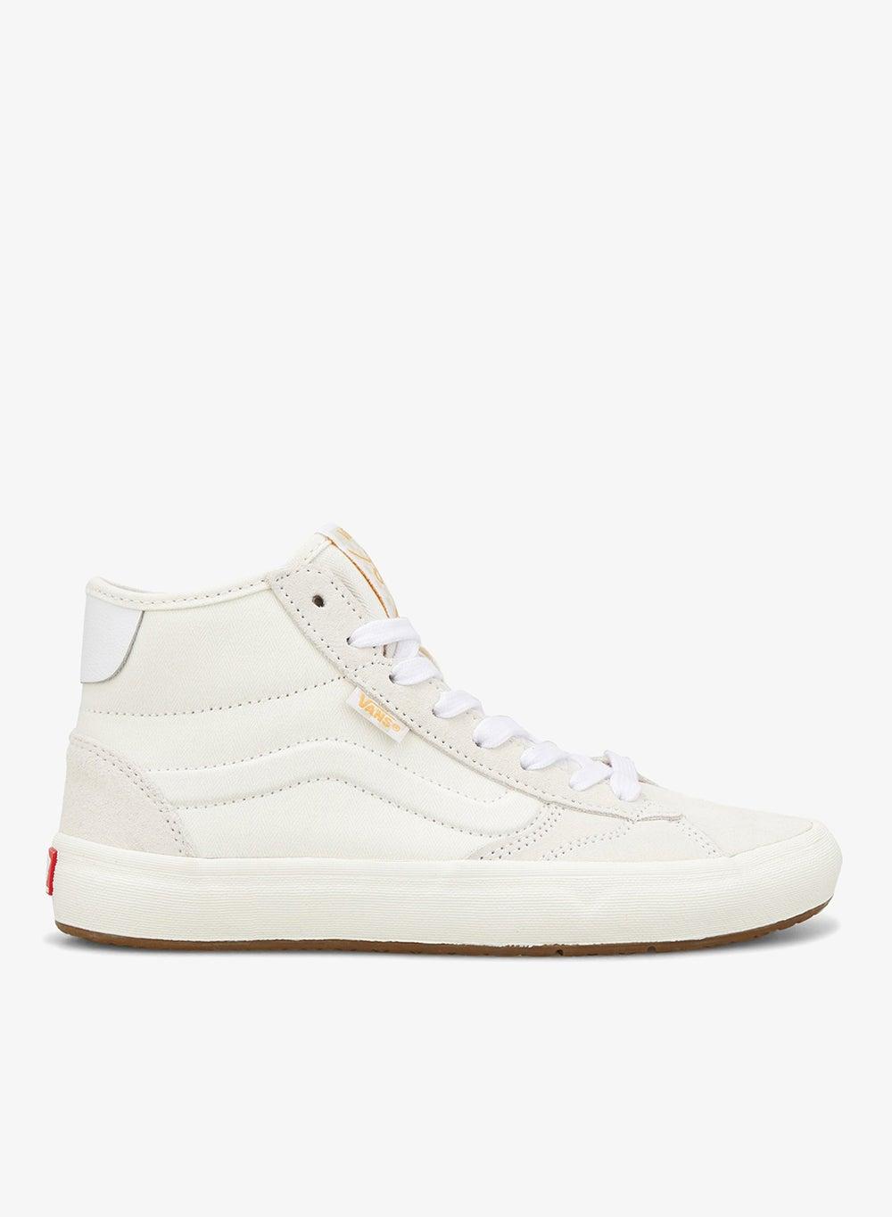 Lizzie High-Top Unisex Sneaker – White Skateboarding Shoe - Image 1