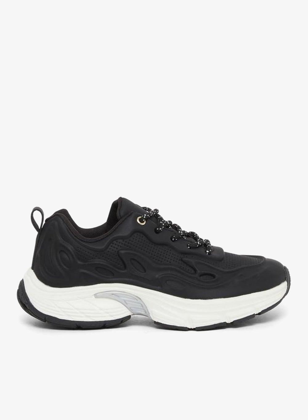 Styli 7012424901 Black Lace Elegance Sneakers - Image 1